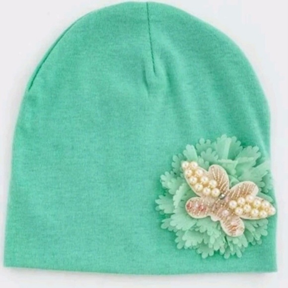 Other - 5/$25 | New Toddler Mint Green Butterfly Beanie